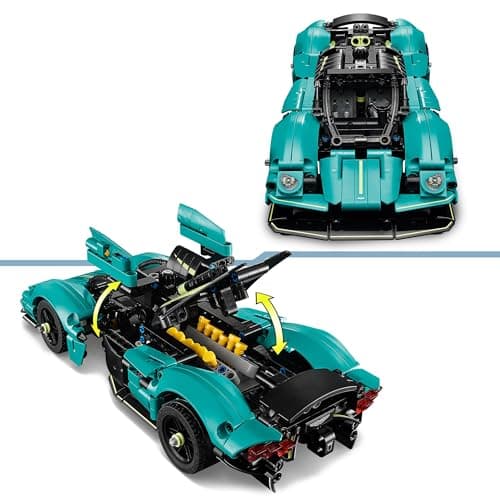 LEGO Technic Aston Martin Valkyrie 42208 Racing Car Toy - Buildable Model with V12 Engine & Butterfly Doors - Collector's Gift for Boys or Girls from 9 Years - Image 5