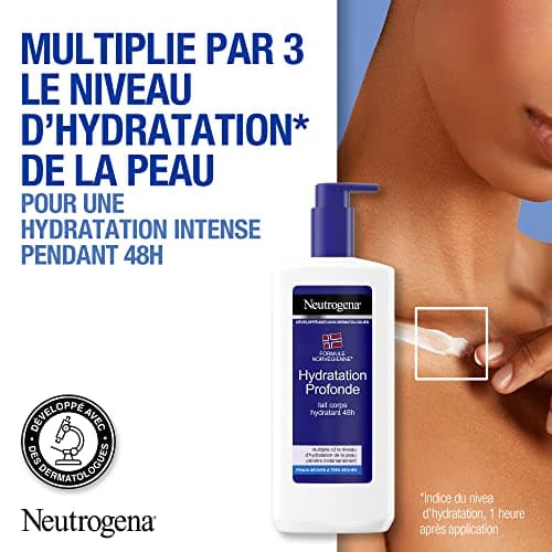 Neutrogena Formule Norvégienne Lait Corps Hydratation Intense 48h, Pour Peaux Sèches Ã€ Très Sèches, 250 Ml - Image 3