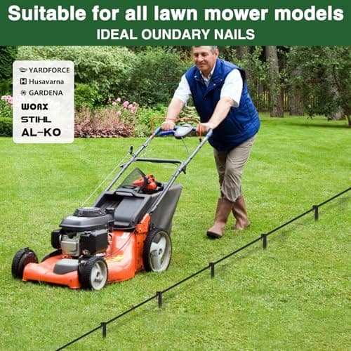 100 x Robotic Wire Pegs, Cable Fixing Pegs, Ground Pegs for Robot Lawnmower, Accessories for Peripheral Cables Lawn Mower Robot, Compatible with Husqvarna Gardena Worx Bosch - Image 6