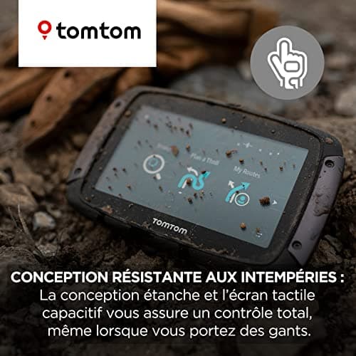 TomTom GPS Moto RIDER 500 - 4,3 pouces Cartographie Europe 49, Traffic, Zones de Danger, Appel Mains-Libres, Compatible Siri et Google Now - Image 6