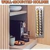 sciuU Wall Mounted Capsule Holder Compatible with Nespresso Original Capsules – Wall Mount Sliding and Decorative Structure – Capacity 20 Capsules – Organizer & Decoration for Home or Office - Image 3