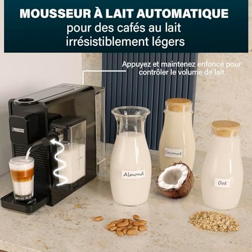 Princess Capsule and Latte Pro Capsule Coffee Machine, Nespresso Compatible, Automatic Milk, 20 Bars, 1400W, BPA Free, Washable Parts, Automatic Shutdown, 01.249455.01.001 - Image 5