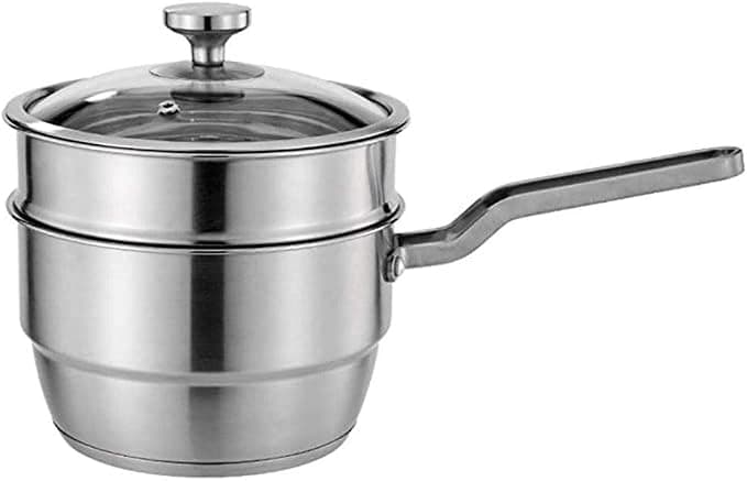 Milk Pan, Pot Set, Steamer Basket Holder Set for Instant Pot Accessories, Milk Pans, Stainless Steel - Image 1