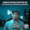 Razer Kiyo - Caméra de streaming avec éclairage circulaire (webcam USB, vidéo HD 720p, 60 FPS, compatible avec le logiciel Open Broadcaster, Xsplit, autofocus, clip caméra, connexion trépied) - Image 4