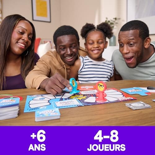 Spin Master Games - Défie Tes Parents 2025 - Jeu De Société Où Parents Et Enfants S’affrontent - Jeu De Plateau pour La Famille avec Questions Et Défis Amusants - Jouet Enfant 6 Ans Et + - Image 5