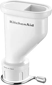 KitchenAid 5KSMPEXTA Fresh Pasta Maker Accessory - Pasta Press for Pasta Processor - 6 Cutters - Stainless Steel