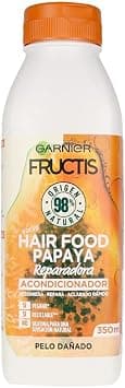 GARNIER Fructis Hair Food Papaya Repair Conditioner for Damaged Hair, 350 ml - Image 1