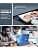 TiMOVO Case for Samsung Galaxy Tab A11+ Plus/A9+ Plus 11 Inch (2025/2023), Slim Lightweight Hard Back Protective Back Cover with Stand Auto Wake/Sleep, Blue Star - Image 4