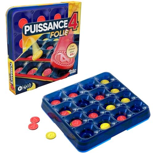 Puissance 4 Folie, Jeu de Plateau - Version Française Rapide pour Enfants et Familles, Jeu de Société Hasbro avec Pions à Faire Rebondir, Jeux de société, Dès 8 Ans - Image 8