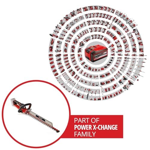 Einhell Professional Cordless Hedge Trimmer GP-CH 18/61 Li BL-Solo Power X-Change (18 V, Carbonless Motor, Cutting Length 61 cm, Anti-lock System, with Sheath, Without Battery) - Image 3
