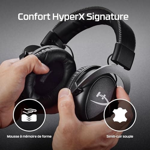 HyperX Cloud II Gaming Headset with Mic for PC/PS4/Mac, Grey - Image 3