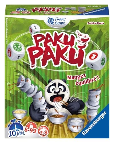 Ravensburger - Paku Paku - Party Game - Dice Game - Game of skill - with Family or Friends - from 8 years - from 2 to 8 Players - 26726 - Mixed - French Version - Image 3