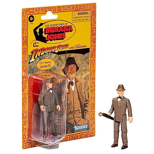 Hasbro Indiana Jones and The Last Crusade Retro Collection Dr Henry Jones Action Figure 3.75" - Image 7