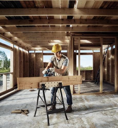 Bosch Professional GHO 20-82 handheld planer (power 700 W, can be used on the right or left, with mounting key, longitudinal stop, dust bag) - Image 3
