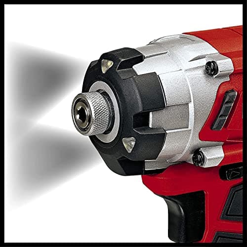 Einhell TE-CI 18/1 Li Cordless Impact Driver - Solo Power X-Change (18 V, Speed: 0-2300 rpm, Tool Holder (6 pins), Bit Holder) with Charger and 2.5Ah Battery - Image 8