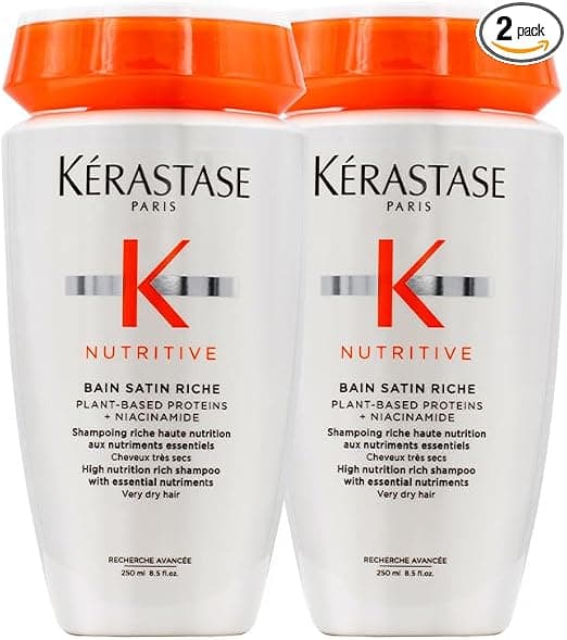 Kerastase Nutritive Duo Pack: Bain Satin 2 Shampoo For Dry, Sensitized Hair 250 ml x 2 - Image 1
