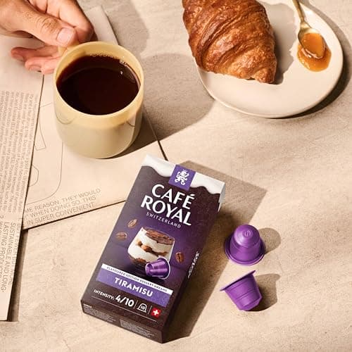 Café Royal Tiramisu Nespresso Compatible Flavored Coffee Capsules, Light Roast, 100% Arabica, 100 Capsules - Image 7