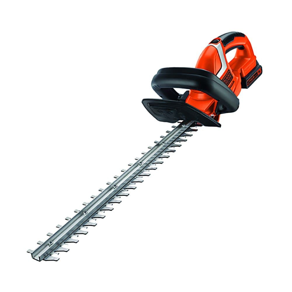 BLACK+DECKER BLACK+DECKER GTC1845L20-QW Wireless Hedge Trimmer 18 V Electric 45 cm with 2 Ah Battery, Asymmetric Double Action Blade, Double Switch and Double Handle, Distance 18 mm