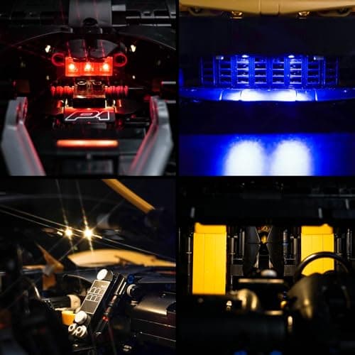 BrickBling LED Light Kit Compatible with Lego Technic McLaren P1 Creative Toy - Image 5