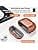AirPods 4 2024 Leather Case, ICARER Premium Shock Resistant Leather Cover for Apple AirPods 4 2024 Headset Charging (LED Visible) Stand Wireless Charger - Brown - Image 4