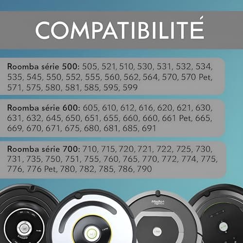 MIRTUX Replacement Pack of 3 Side Brushes Compatible with Roomba 500, 600 and 700 Series – Set of 3 Blades – High Quality Replacement Parts - Image 3