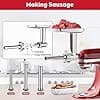 Meat Grinder Accessory for Kitchenaid, Meat Grinder for KitchenAid, Accessory Including 3 Sausage Stuffers, Meat Grinder Spare Parts, EUSZC1705 - Image 4