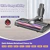 Brush Head for Dyson V6 DC58 DC59 DC62 DC72 D74 SV04 SV06 SV09 Electric Brush for Dyson V6 DC58 DC59 DC62 DC72 DC74 Vacuum Cleaner Head Accessory for Dyson V6 for Hard Floors and Carpets - Image 3