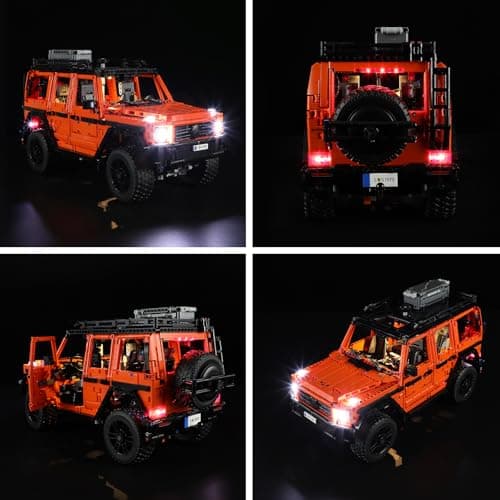 BRIKSMAX LED Lighting Kit for Mercedes-Benz G 500 Professional Line Compatible with Lego 42177 Technic G-Wagon - Kit Not Included - Image 5