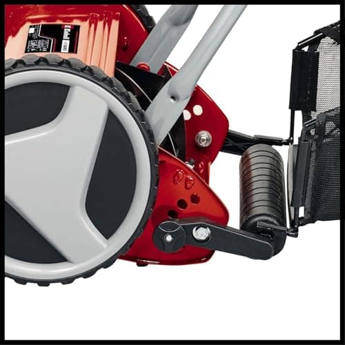 Einhell Tondeuse à Gazon Manuelle GC-HM 300 (Jusqu’à 150 m², Cylindre de Coupe, 5 Lames en Acier, réglage de la Hauteur de Coupe sur 4 Niveaux de 13 à 37 mm, bac de ramassage de 16 litres) - Image 10