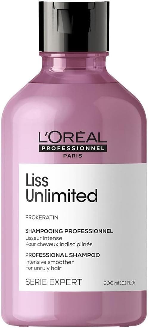L'Oréal Professionnel | Shampoing Lissant pour Cheveux Rebelles & Indisciplinés, Anti-Frisottis, Liss Unlimited, SERIE EXPERT