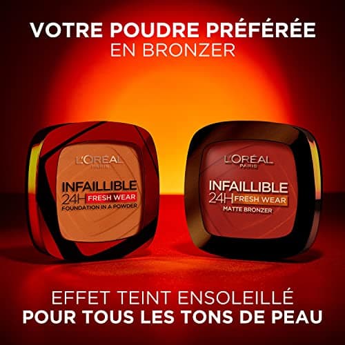 L'Oréal Paris - Long-lasting Bronzing Powder - Waterproof - Infallible 24H Fresh Wear - Shade: Medium (350) - 26.5 g - Image 3