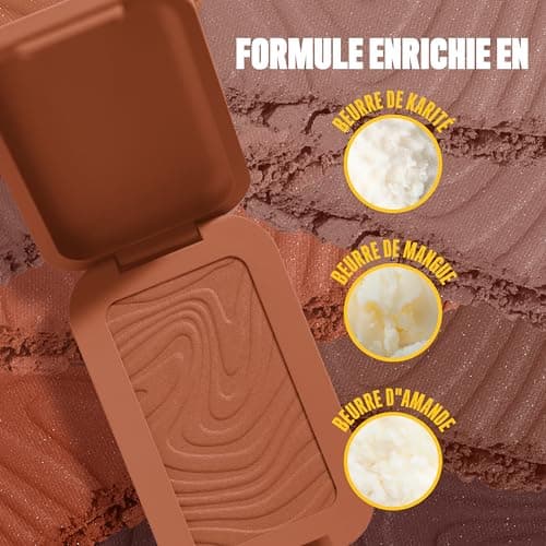 Nyx Professional Makeup - Compact Powder Bronzer - Tanned complexion up to 12 hours without transfer - Ideal for all skin tones - Vegan formula - Buttermelt Bronzer - Shade: Butta Ballin - Image 7