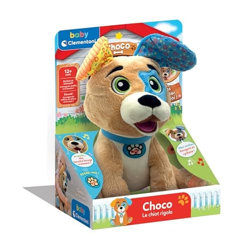 Clementoni | Choco, The Funny Puppy – Interactive Toy for Babies 10 Months+ | Learning Letters and Numbers | Songs, Melodies and Talking Sounds | Educational Plush | Gift Idea - Image 3