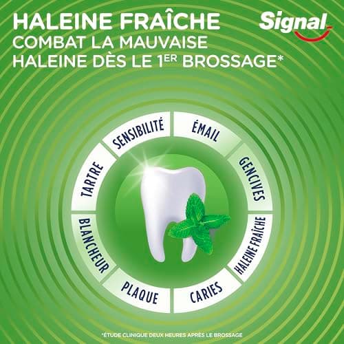 SIGNAL - Integral 8 Nature Fresh Breath Toothpaste Prebiotic Effect -Complete Protection 3x more effective - 95% ingredients of natural origin - 75 ml - Image 6