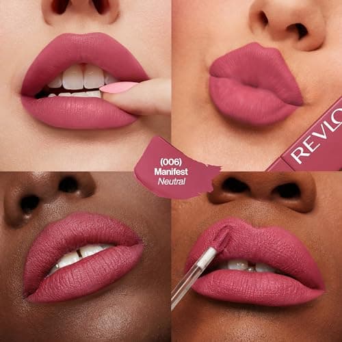 Revlon Rouge à Lèvres, ColorStay Limitless Matte Rouge à Lèvres liquide, Formule Vegan, Sans bavure, Longue tenue, Léger et Confortable, Waterproof, 006 Manifest, 5 ml - Image 5