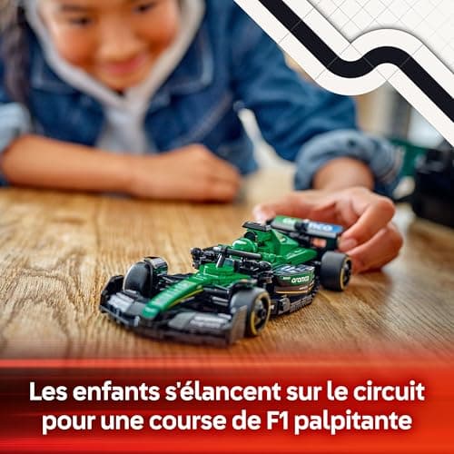 LEGO Speed Champions Voiture F1 Aston Martin Aramco AMR24 - Jeu de Construction avec Voiture de Course - Minifigurine Collector de Pilote de Formule 1 - Cadeau pour garçons et Filles dès 10 Ans 77245 - Image 5