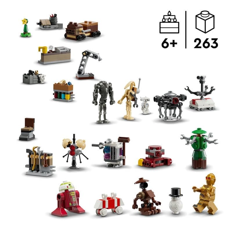75418 LEGO Star Wars Advent Calendar 2025 & 30708 Millennium Falcon Miniature Model - Image 5