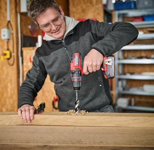 Einhell Perceuse-visseuse à percussion sans fil TE-CD 18/44 Li-i (1 x 2,5 Ah) Power X-Change (18 V, 44 Nm, perçage à percussion, mandrin métallique 13 mm, 2 vitesses, avec batterie 2,5 Ah et chargeur) - Image 8