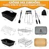 Silicone Air Fryer Mould for Ninja AF400EU AF300EU 7.6L-9.5L, Air Fryer Ninja Accessory, Ninja Double Stack XL Air Fryer Accessories with Air Fryer Grill, Cake Mould - Image 5