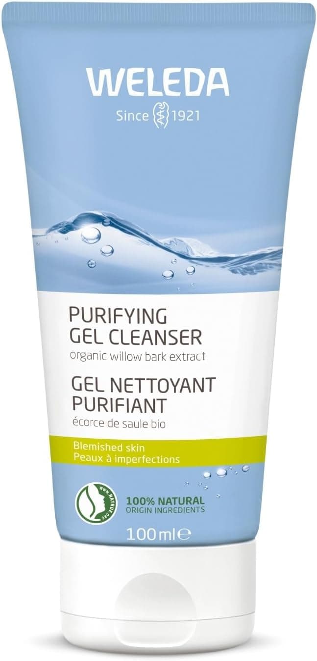 WELEDA - Gel nettoyant purifiant - Nettoie en profondeur - Pour les peaux à imperfections - NATRUE* - Vegan*** - 100 ml