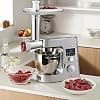 Gdrtwwh Meat grinder compatible with all Chef and KMix food machines, includes 2 sausage filling tubes, 4 screens and 1 adapter - Image 6