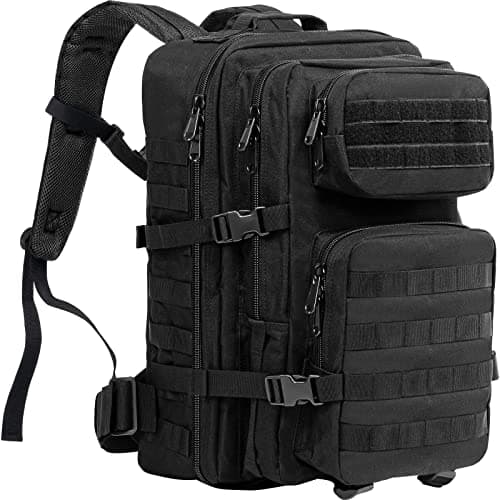 ProCase Sac à Dos Militaire de Grand Volume, Sac Tactique Voyage Multifonction, Sac Crossfit Randonnée pour Trekking/Randonnée/Camping/Voyage/École/Pêche/Alpinisme - Image 3