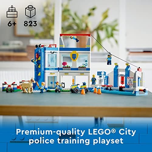 LEGO City Police Training Academy 60372, Playstation with Obstacle Course, Horse Figure, Quad Toy and 6 Officer Figures, for Kids Ages 6 and Up - Image 3