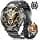 LIGE Men's Smart Watch with 800 mAh, 1.43 Inch AMOLED Business Smartwatch with Bluetooth Calling, 200+ Sports Modes, Heart Rate, SpO2, Sleep Monitoring for Android iOS 2 Black Strap - Image 2