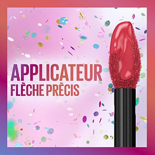 Maybelline New York - Matte Lip Ink - Long-Lasting & Transfer Free - Superstay Matte Ink Collection Birthday Limited Edition - Life Of The Party (390) - 5 ml - Image 4