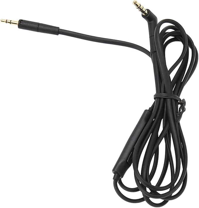 Replacement Audio Cable for Sennheiser HD4.40 HD4.40BT HD4.50 HD4.50 HD4.50BTNC HD4.30i Headphones with Mic Remote Volume Control 3.5mm to 2.5mm