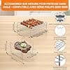 Accessories for Philips Dual Basket Airfryer 3000 & 5000 (9L) - 14-Piece Kit for NA350/00, NA352/00, NA550/00 - Silicone Molds (6L/3L), Baking Rack, Muffin and Waffle Moulds - Image 5