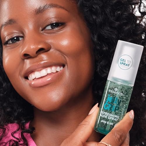essence Jelly Grip ReFRESHING ALOE SPRAY, Moisturizer, Gel-to-Mist Texture, Aloe Vera, Prepare, Fix or Refreshe, 50 ml - Image 7