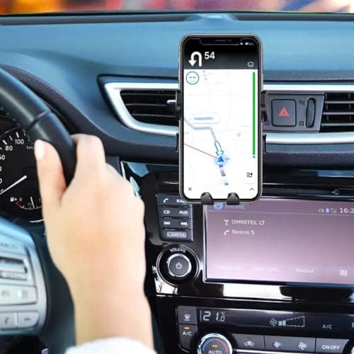JNNJ Car Phone Holder, Car Air Vent Mobile Phone Holder, Car Phone Holder 360° Rotation, Universal Phone Holder for Smartphones Multifunctional - Image 4