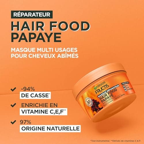 FRUCTIS HAIRFOOD MASQUE PAPAYE 350ML - Image 3